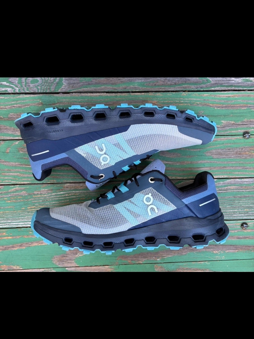 On Cloudvista Trail Running Shoes Women's 9.5 Navy Wash
